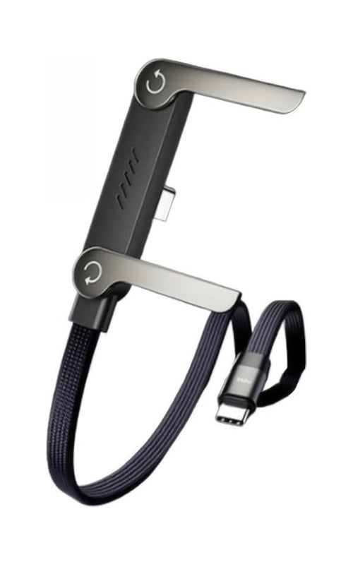 3-in-1 Foldable Charging Cable + Phone Stand 📱⚡